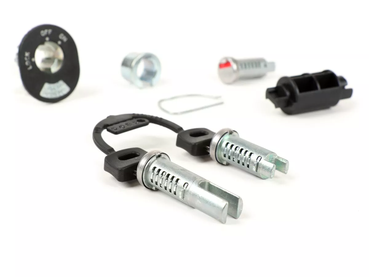 Steering lock and ignition lock set for Vespa PK50 and PK125