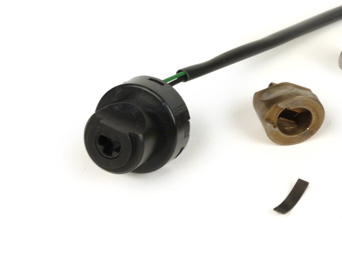 Juego de cerradura de dirección / cerradura de encendido -VESPA- Vespa PK50 (V5X1T), PK50S (V5X2T), PK50S Lusso (V5X2T), PK50XL (V5X1T, V5X3T), PK80S (V8X5T), PK80S Lusso (V8X5T), PK125S (VMX5T), PK125XL (VMX6T), PX80 Lusso (1984-) (V8X1T), PX125 Lusso (1