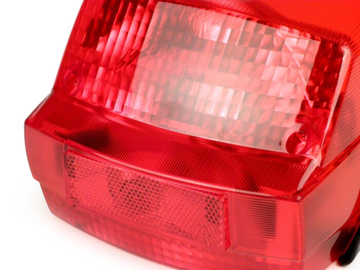 Tail light -MOTO NOSTRA- Vespa P-range (-1984) with E-mark - red