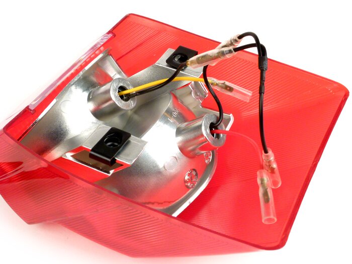 Tail light -MOTO NOSTRA- Vespa P-range (-1984) with E-mark - red
