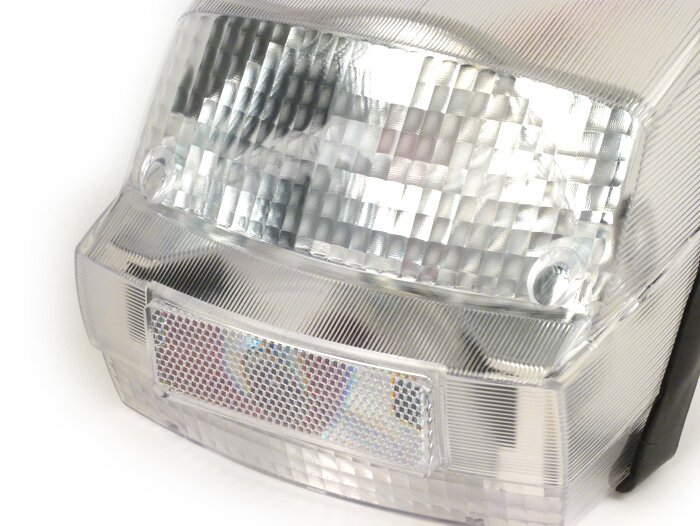 Tail light -MOTO NOSTRA- Vespa P-range (-1984) - colourless