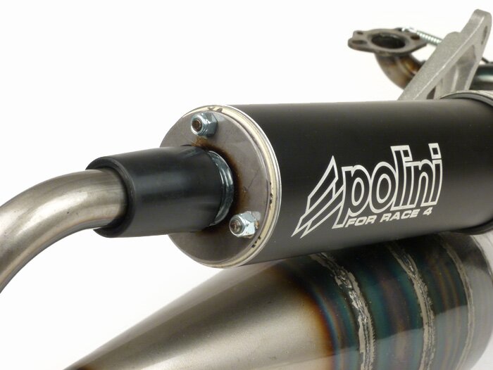 Knalpot -POLINI untuk Race 4- Minarelli 50 ccm LC