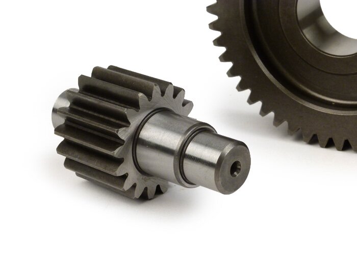 Versnellingsbak secundair -MALOSSI- Piaggio 125-200 ccm Leader (Aprilia Scarabeo 125, Sportcity 125, Sportcity 200, SR Max 125ie, Derbi Rambla 125, Gilera Nexus 125ie, Piaggio Beverly 125, Piaggio Beverly 200, Vespa GTS Super 125ie) - 17/49 = 1:2.88