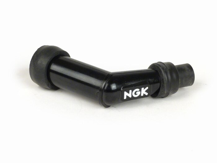 Tändstiftskontakt -NGK 5kΩ Standard 120°- Svart - 14mm