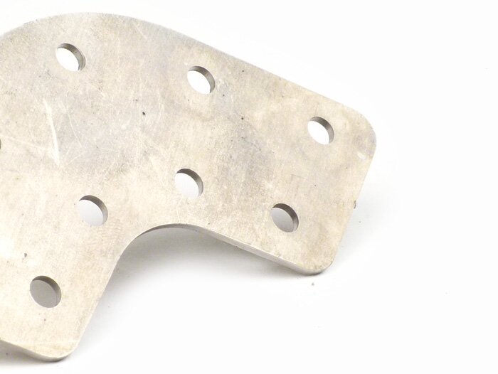 Reinforcing plate for side panel -JOCKEYS- Lambretta LI (series 3), LIS, SX, TV (series 3), DL, GP