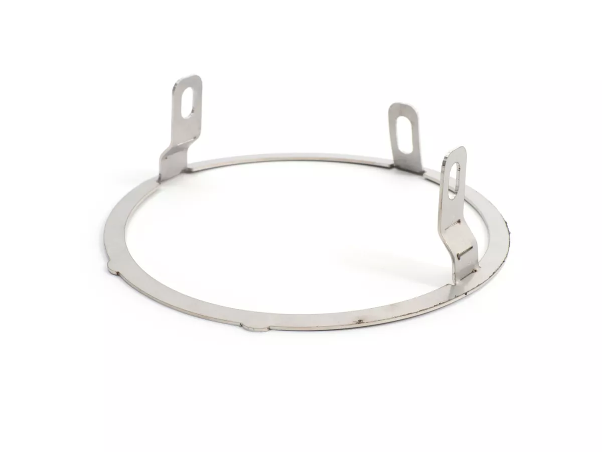 Optique de phare -UNIVERSEL cabochon pas strié- Ø=120mm - 12V 35/35W HS1 (H4) - Vespa PV125 (VMA1T, VMA2T), ET3 (VMB1T), Super (VNC1T, VBC1T), SS50 (V5SS1T), SS90 (V9SS1T)