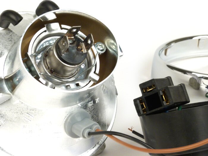 Strålkastarsats klarglas -JOCKEYS 12V 35/35W HS1 (H4)- Lambretta LI (Serie 3)