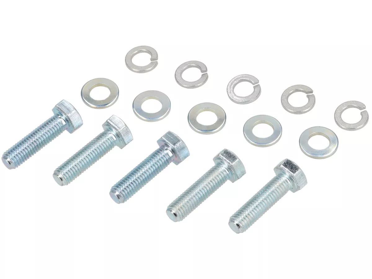 Set di viti serbatoio, panca -VESPA- Vespa V50, V90, SS50, SS90, PV, ET3, VBA, VBB, VNA, VNB, GL, Super, Sprint, Sprint Veloce, GT, GTR, GS160, SS180