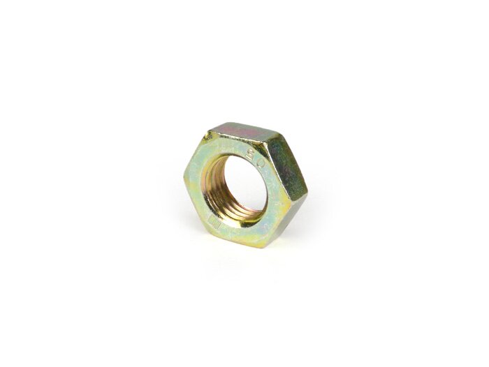 Nut flat type -DIN 936 22H- M14 x 1.5 (used as clutch nut Lambretta LI, LIS, SX, TV (series 2-3), DL, GP)