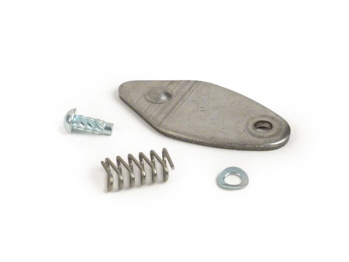 Steering lock cover set-RMS (lozenge), rivet Ø=2.7mm- Vespa V50 L (V5A1T, -580000), V50 N (V5A1T, -236000), V90 (V9A1T, -31300), PV125 (VMA2T, -28959), Super 125, Super 150 (-73779), GT125 (VNL2T, -62684), Sprint (VLB1T, -77174)