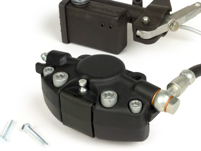 Schijfremset -GRIMECA Classic NT Ø=16mm- Vespa PX (tot 1982) - semi-hydraulisch - zwart