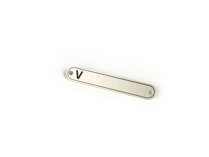 Piastra tipo -VESPA- V-... (60x12x0,5mm)