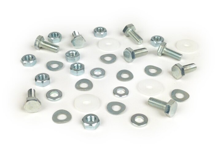 Seat fastener kit -CASA LAMBRETTA- Lambretta LI (series 3), LI S, SX, TV (series 3), DL, GP