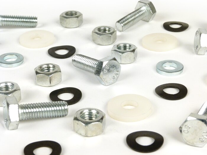 Schroevenset voor zadel/zadel -OEM KWALITEIT- Lambretta LI (serie 3), LI S, SX, TV (serie 3), DL, GP