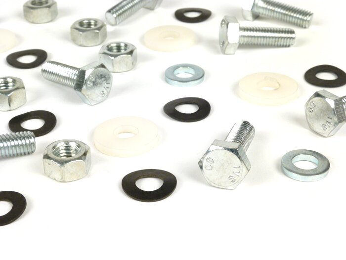 Schroevenset voor zadel/zadel -OEM KWALITEIT- Lambretta LI (serie 3), LI S, SX, TV (serie 3), DL, GP