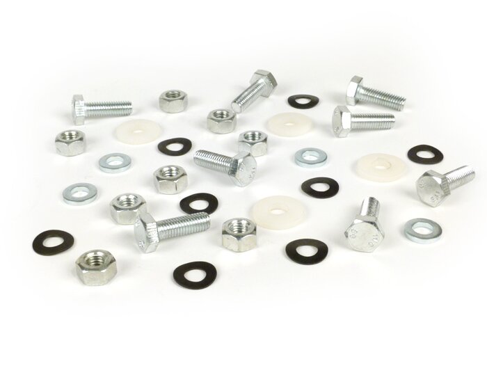 Schroevenset voor zadel/zadel -OEM KWALITEIT- Lambretta LI (serie 3), LI S, SX, TV (serie 3), DL, GP