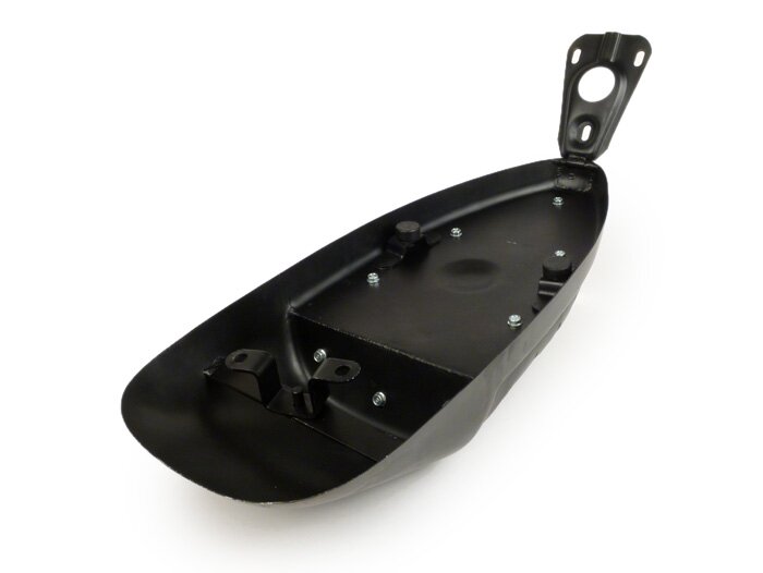 Zitbank -SPAQ- Vespa PX80, PX125, PX150, PX200 - Zwart