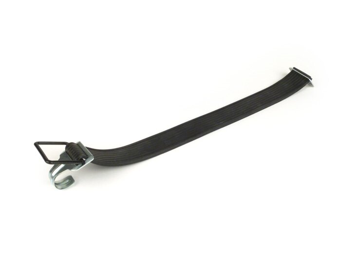 Sangle en caoutchouc -BIBIA- l=500mm (50cm), noir, avec crochets, universel pour porte bagages et la fixation des bagages