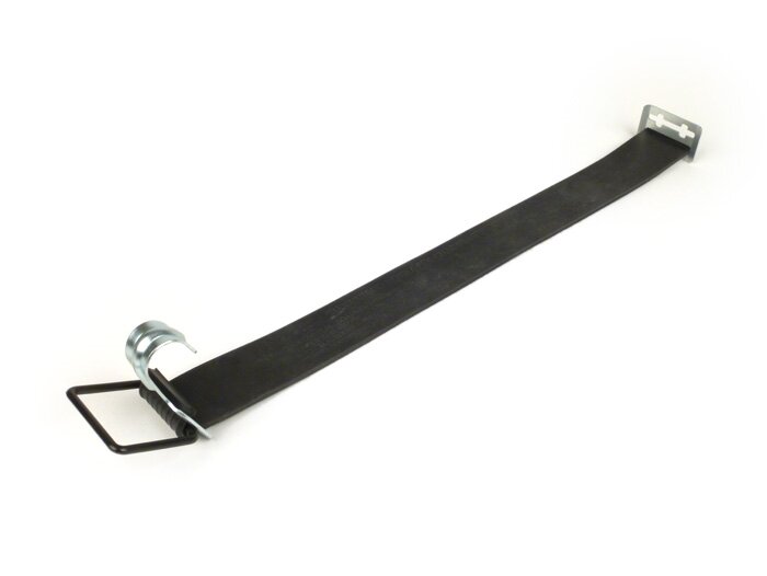 Sangle en caoutchouc -BIBIA- l=500mm (50cm), noir, avec crochets, universel pour porte bagages et la fixation des bagages
