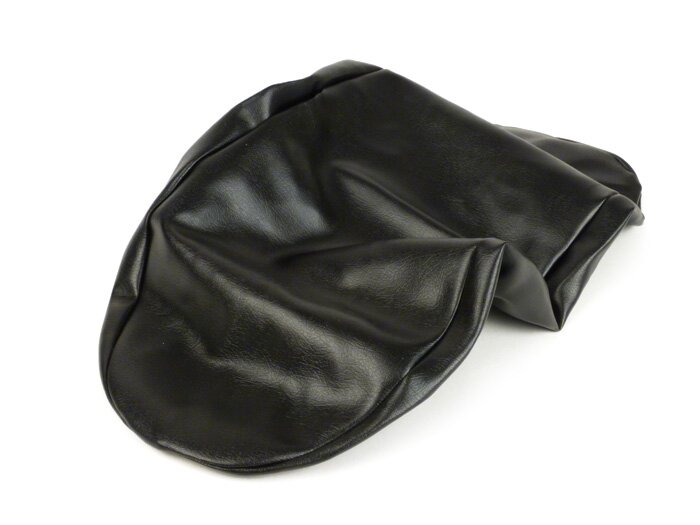 Funda de asiento extensible (funda de ducha) -VESTIMOTO- Vespa V50, PV125, ET3 - ribete gris