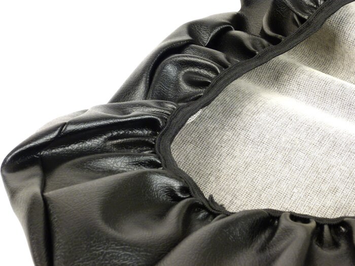 Funda de asiento extensible (funda de ducha) -VESTIMOTO- Vespa V50, PV125, ET3 - Asiento con cierre