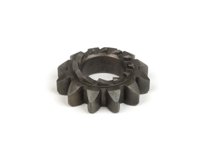 Pignone Kickstarter -PIAGGIO- Vespa PX125, PX150, PX200, T5 125cc, Rally180 (VSD1T), Rally200 (VSE1T), Cosa - denti 12/12, Ø=20,5mm