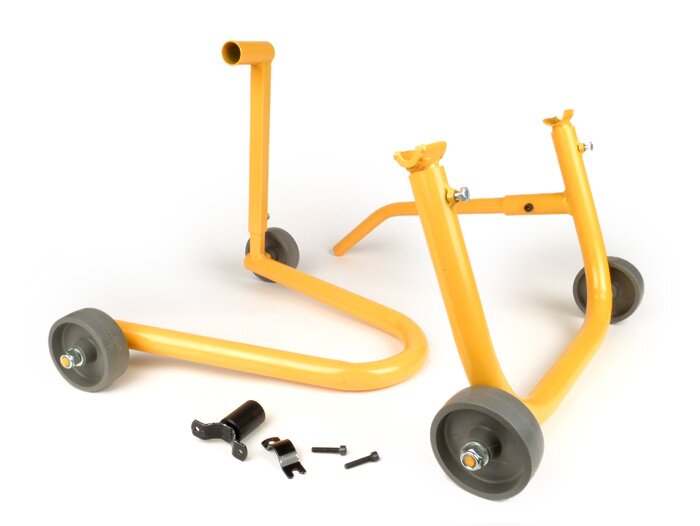 Kit paddock stand -PLC CORSE, for Piaggio Zip SP fork- Vespa V50, V90, SS50, SS90, PV125, ET3, PK50, PK80, PK50 S, PK80 S, PK125 S, PK50 XL, PK125 XL, ETS, PK50 HP, PK50 SS