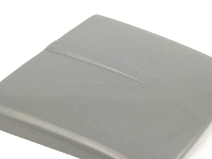 Achterlichtglas afdekking -OEM KWALITEIT- Vespa Rally180 (VSD1T), Rally200 (VSE1T), GTR125 (VNL2T), TS125 (VNL3T), V50 Speciaal (Duits), 50 SR, PV125 (Duits) - grijs