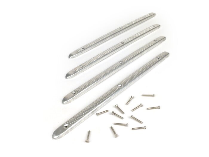 Footboard stripes set -LAMBRETTA- C 125 - fully alloy