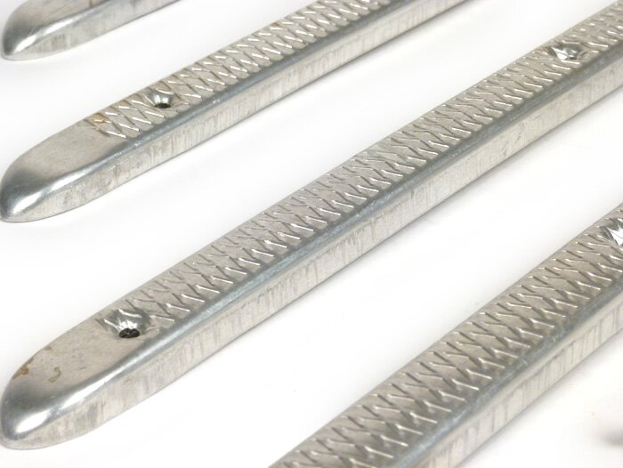 Footboard stripes set -LAMBRETTA- C 125 - fully alloy