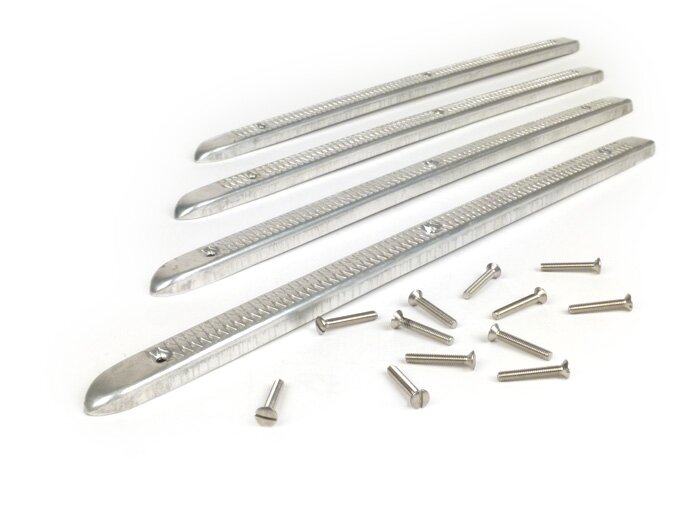 Footboard stripes set -LAMBRETTA- C 125 - fully alloy