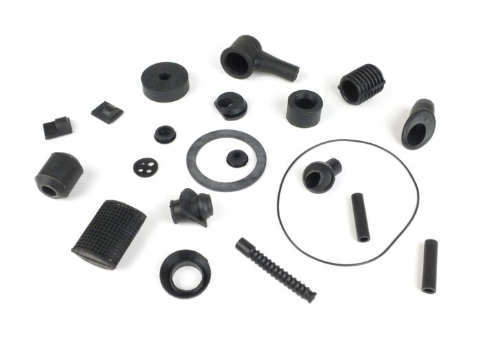 Juego de piezas de goma -RMS (made in Italy) 21 piezas- Vespa PX (-1984)