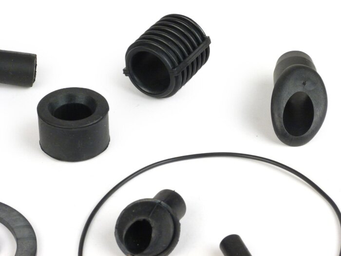 Juego de piezas de goma -RMS (made in Italy) 21 piezas- Vespa PX (-1984)