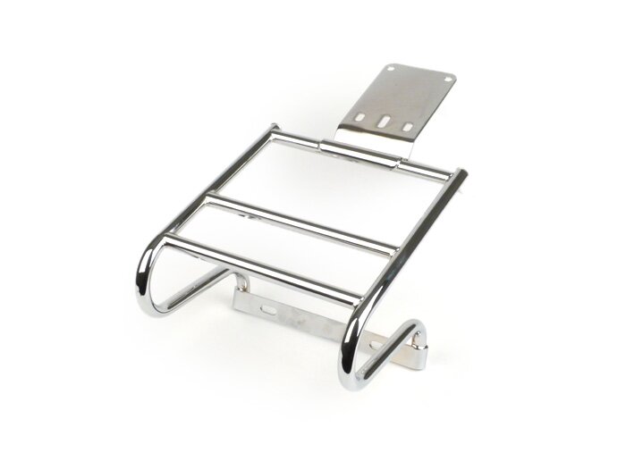 Porte top case arrière -RMS- Vespa PX80, PX125, PX150, PX200 - chromé