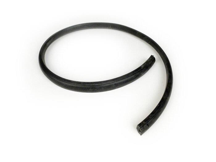 Rubber zijkap -BGM ORIGINAL- Vespa PX, Vespa T5 125cc - Zwart / links