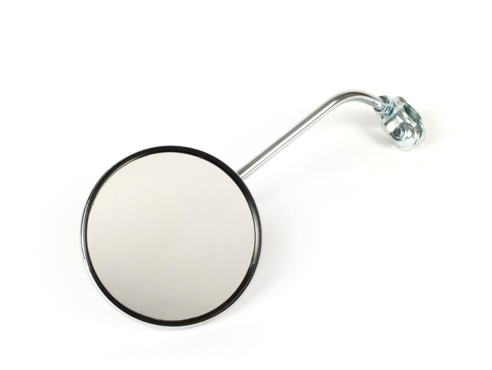 Mirror -FA ITALIA Clip on- Chrome universal - round Ø=120mm - lhs