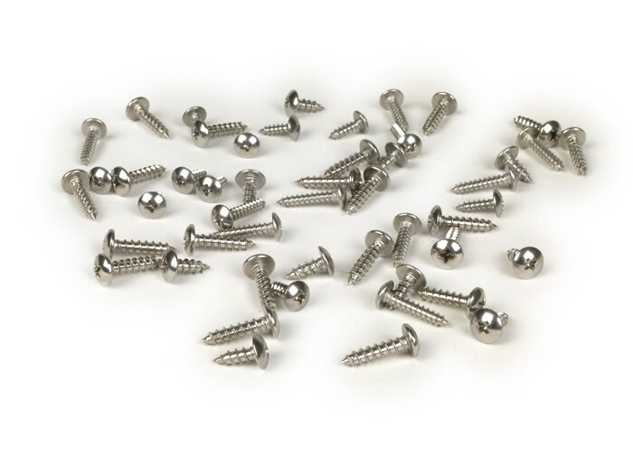 Jeu vis -UNIVERSEL- carénage - 4,2x12mm + 4,2x20mm + 5,0x12mm + 5,0x20mm - 50 unités