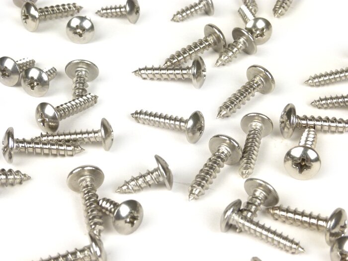 Jeu vis -UNIVERSEL- carénage - 4,2x12mm + 4,2x20mm + 5,0x12mm + 5,0x20mm - 50 unités
