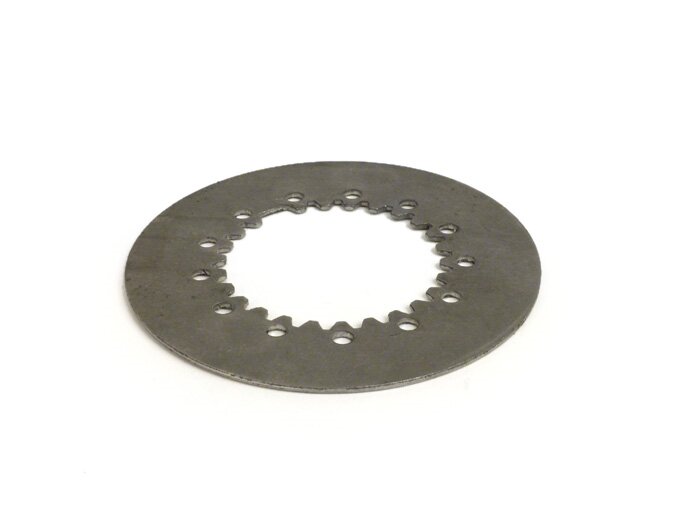 Disco de acero para embrague -PIAGGIO Vespa tipo 6 muelles- Vespa PX80, PX125, PX150, TS, Sprint, GT, GTR, Super, GL, GS150 (VS5T), VNA2T (081469-), VNB, VBA, VBB - 1,5mm