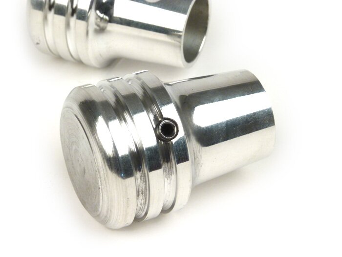 Stand feeds -TSR Ø= 22mm- Vespa PX, Cosa, Cosa, T5 125cc, PK S, PK XL - alloy shiny
