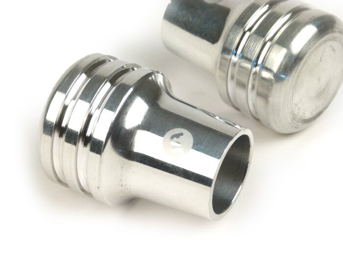 Stand feeds -TSR Ø= 22mm- Vespa PX, Cosa, Cosa, T5 125cc, PK S, PK XL - alloy shiny