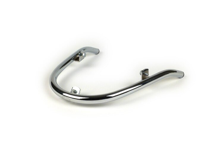 Parachoques delantero -AMS CUPPINI- Vespa Primavera 50 (ZAPC53100, ZAPC53200), Vespa Primavera 125 (ZAPM81100), Vespa Primavera 150 (ZAPM81200) - Cromo
