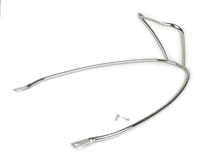Crash bar rear -AMS CUPPINI- Vespa Primavera 50 (ZAPC53100, ZAPC53200), Vespa Primavera 125 (ZAPM81100), Vespa Primavera 150 (ZAPM81200), Vespa Sprint 50 (ZAPC53101, ZAPC53201), Vespa Sprint 125 (RP8M82111, ZAPM81300, ZAPM81301) - Chrome