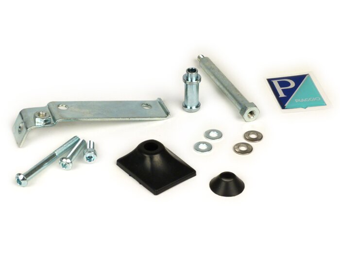 Porte bagages avant rabattable -PIAGGIO- Vespa Primavera 50 (ZAPC53100, ZAPC53200), Vespa Primavera 125 (ZAPM81100), Vespa Primavera 150 (ZAPM81200), Vespa Sprint 50 (ZAPC53101, ZAPC53201), Vespa Sprint 125 (RP8M82111, ZAPM81300, ZAPM81301) - chromé