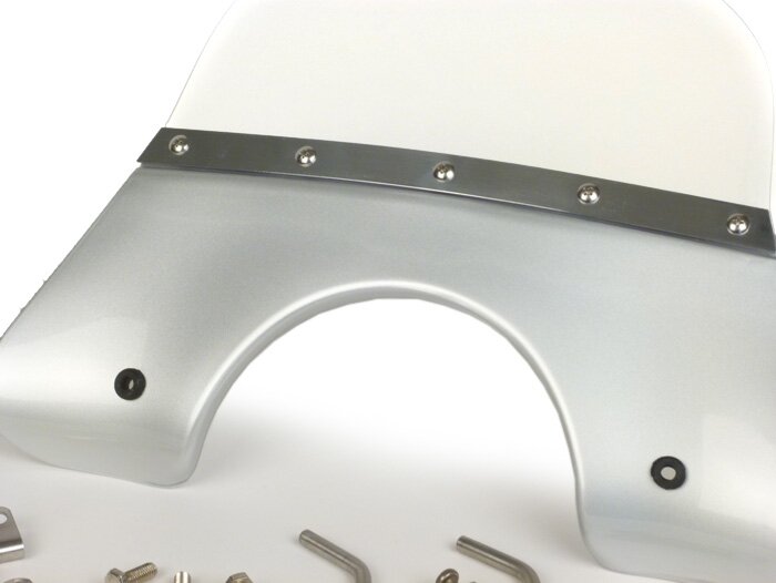 Screen -FLYSCREEN- Vespa PX - silver