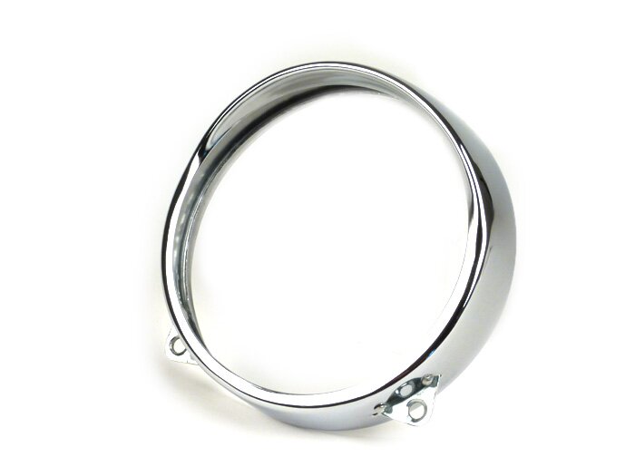 Headlight rim -PREMIUM, Ø=115/120mm- Vespa ACMA 1955-1958 - chrome