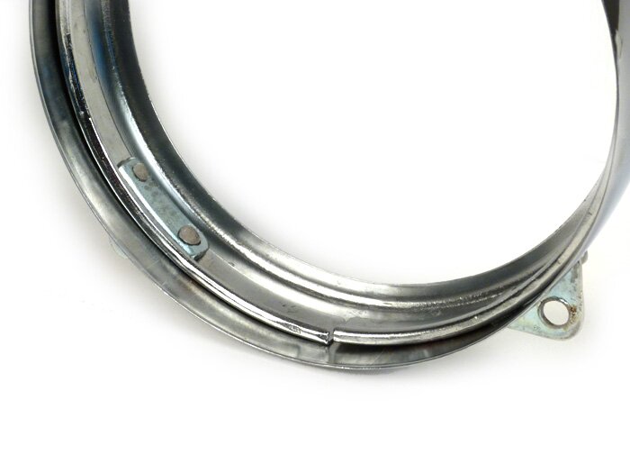 Headlight rim -PREMIUM, Ø=115/120mm- Vespa ACMA 1955-1958 - chrome