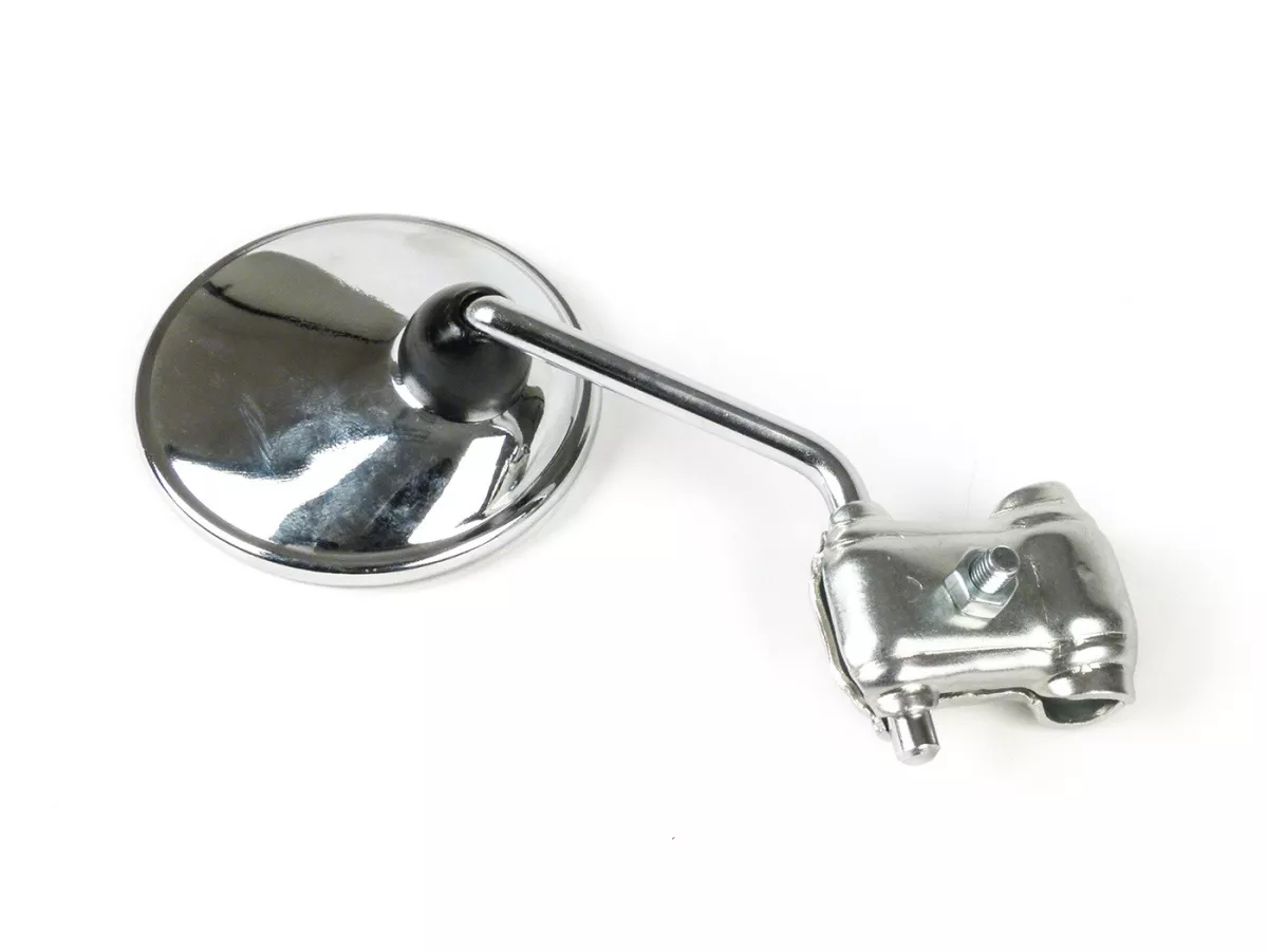 Mirror -VICMA clip on- Chrome, rhs, universal - Ø= 80mm