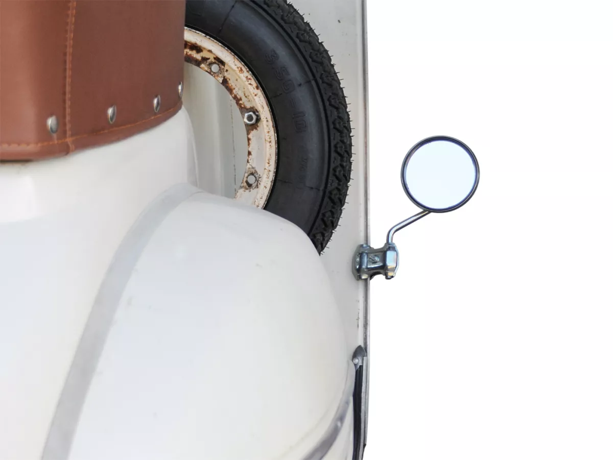 Mirror -VICMA clip on- Chrome, rhs, universal - Ø= 80mm
