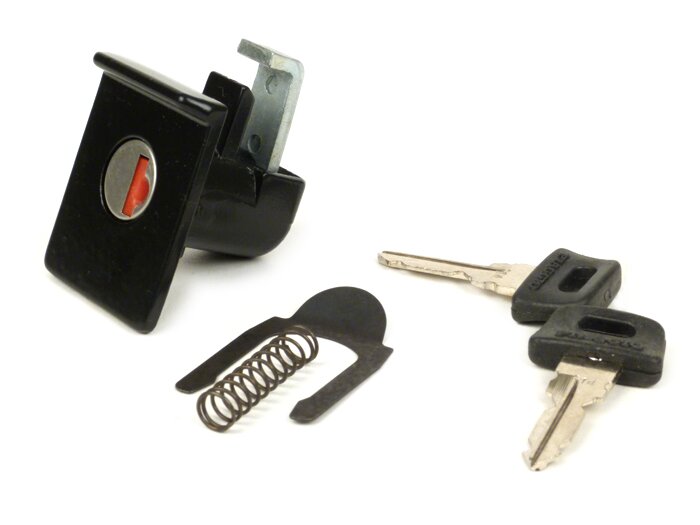 Serratura vano bagagli -CIF- Vespa PX Lusso (dal 1984), T5 125cc - Nero